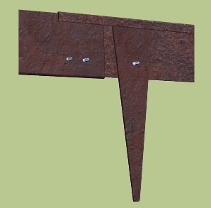 Bordures de jardin en métal, murs de soutènement en métal, bordures paysagères pour jardin - Product Image 2