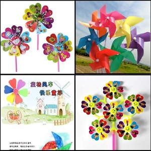 Windmill Children's Toy Colorful <b>Paper</b> Windmill Outdoor Play For Kids Age 2 4 Years Unisex Gift Party Decoration - Product Image 5