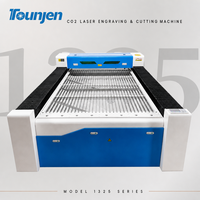 Graveur et découpeur laser CO2 haute précision 1325 Tounjen avec contrôle CNC Ruida, moteur Leadshine, refroidissement par eau, pour matériaux non-métalliques, bois, plastique, IA