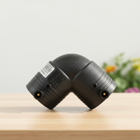Zhejiang Fengfeng 90 HDPE Electrofusion Elbow SDR11 Tahan Tekanan Tinggi Tahan Korosi Bersertifikat CE Tahan UV 50mm ISO 4427