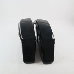 Sac de selle rigide style <span class=keywords><strong>harley</strong></span> <span class=keywords><strong>davidson</strong></span> pour haut-parleur, assemblé noir vif, pour la randonnée, 2014, 2015, 2016 - Product Image 3