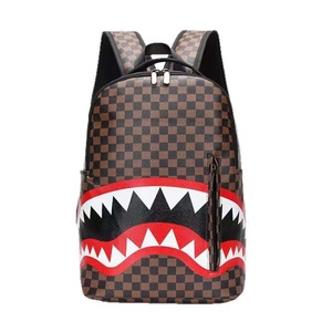 New <b>backpack</b> <b>simple</b>, personalized, fashionable shark <b>backpack</b> - Product Image 4