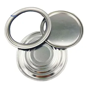 metal punching ring bottom and Round cover top lid component for paint can