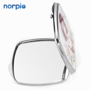 Custom Cosmetic <strong>Mirror</strong> Makeup <strong>Small</strong> <strong>Mirror</strong> Sublimation Rounded Shape Compact <strong>Mirror</strong> - Product Image 3