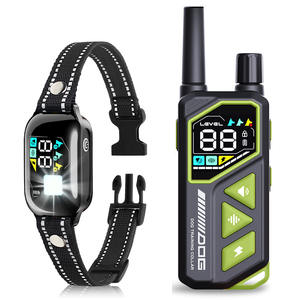 Collier de dressage pour <span class=keywords><strong>chien</strong></span> professionnel avec télécommande Portée de 1000 m Bip Vibration Choc sûr Étanche pour chiens de petite à grande taille - Product Image 1