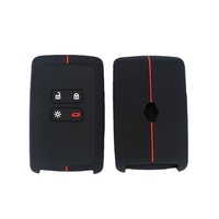 Pour Renault Kolega Smart couverture de clé de voiture à 4 boutons sac de clé en Silicone de protection pour accessoire de clé Espace Kolega