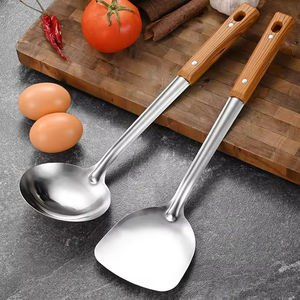 5 ملاعق مغرفة أدوات طبخ منزلية أدوات طهي مطبخ من الفولاذ المقاوم للصدأ - Product Image 5