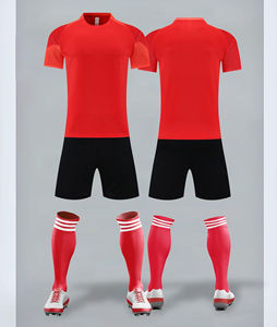 قمصان كرة قدم مخصصة بالجملة، زي رياضي للرجال، 100% بوليستر، جودة تايلاندية، سريع الجفاف، شعار واسم الفريق حسب الطلب - Product Image 6