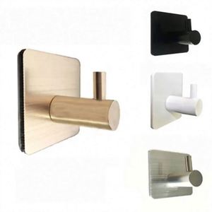 K2041 Waterproof Double Sided <b>Wall</b> Adhesive Metal <b>Hooks</b> Oil-Proof Heavy-Duty Strong Hangers Kitchen Bathroom Living Room Use - Product Image 1