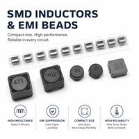 Inducteur SMD moulé à faible fuite magnétique pour compteur d'énergie intelligent, bobine de suppression blindée pour MCU