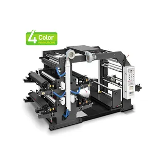 ZX non woven bag 4 color non-woven fabrics flexo printing machine