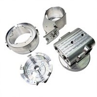 Service d'usinage CNC 5 axes de haute précision, pièces métalliques prototypes usinées et tournées en aluminium anodisé sur mesure pour équipement industriel