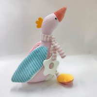 Jouet en peluche pour bébé, poupée cygne en peluche, jouet sensoriel en papier froissé, peluche super douce, rembourrage en coton PP, cadeau pour nouveau-né, nourrisson, enfant