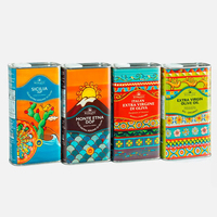 Bidon métallique vide en gros 100/175/250ml-1L de qualité alimentaire pour huile d'olive, de tournesol, de thé, de noix, de piment et autres huiles comestibles