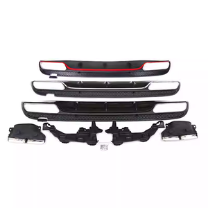 Embouts d'échappement pour Mercedes Benz Classe C W205 C200 C180 C300L C260 jusqu'à C63, embouts de silencieux en acier inoxydable avec <span class=keywords><strong>becquet</strong></span> arrière - Product Image 1