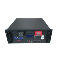 MD 48v 51.2v 100Ah 200Ah Batterie rechargeable au lithium 5kwh 10kwh Batteries Lifepo4 pour énergie domestique pour système solaire hors réseau