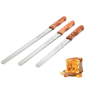 <span class=keywords><strong>Couteau</strong></span> à lame dentelée de 8'', 10'', 12'', 14'', pour trancher le <span class=keywords><strong>pain</strong></span> et les gâteaux, <span class=keywords><strong>couteau</strong></span> à gâteau de mariage pour trancher les pains et les gâteaux - Product Image 1