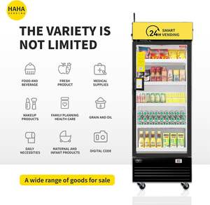 HAHA DC-360D-USスマート冷蔵飲料自動製造機245ボトル容量タッチカードリーダープラスチック材料360 <span class=keywords><strong>mini</strong></span> - Product Image 4