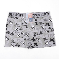 Boxers pour hommes en soie de lait, coupe droite, taille mi-haute, respirants, tricotés, écologiques