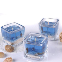 Creative Marine Style Design Duft kerzen Ocean Sea Shell Duft kerzen im Glas