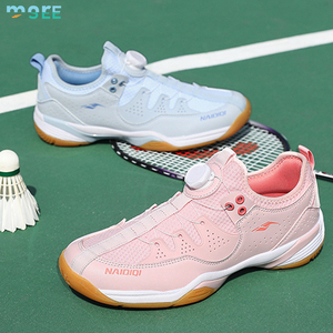 <span class=keywords><strong>Chaussures</strong></span> de badminton SeeMore à bouton rotatif antidérapantes, respirantes en maille et caoutchouc, pour l'entraînement, le pickleball et le tennis - Product Image 2
