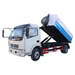 Factory direct sale CLW roll hook lift garbage truck 4x2 roller hydraulic arm waste collector refuse truck