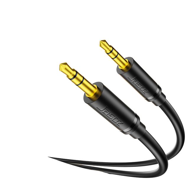 Jasoz 2M AUX 3.5mm Cable Black 5 Meters Male Plug Jack 29AWG for Headphones Car Projector Speaker Camera Microphone
