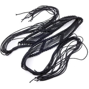 Vente en gros Nouveau Été Style Bohème Cire Cordon Taille <span class=keywords><strong>Corde</strong></span> <span class=keywords><strong>Ceinture</strong></span> Boho Tresse <span class=keywords><strong>Ceinture</strong></span> pour Femmes Noué Tissé Ceintures pour Filles Robe - Product Image 2