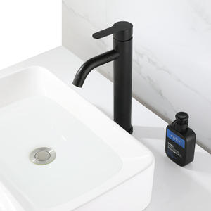 Modern tek lavabo batarya kolu güverte dağı banyo musluk sıcak ve soğuk su musluk bataryası Metal drenaj meclisi - Product Image 3
