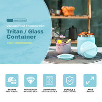 Everich ODM 600ml 18/8 Thermos alimentaire en acier inoxydable à double paroi isolé sous vide avec design de dessin animé et boîte à lunch sans BPA pour la rentrée scolaire
