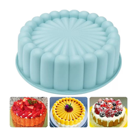 Molde para Hornear de Silicona de Grado Alimenticio, Antiadherente, Fácil de Desmoldar, Ecológico, Apto para Horno, Multiusos, Herramienta para Hacer Pasteles para Uso Doméstico