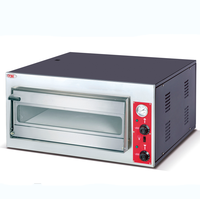 Four à pizza électrique commercial de haute qualité, simple et double étage, machine de boulangerie, four à pâtisserie en acier inoxydable, prix d'usine
