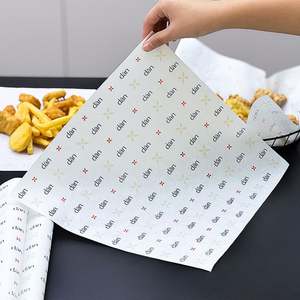 Papier d'emballage alimentaire jetable biodégradable écologique résistant à la graisse et à l'eau personnalisé pour pizza, pain, plats à emporter, collations - Product Image 5