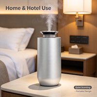 Diffuseur d'arômes électrique sans eau en alliage élégant, portable, léger, pour la maison et la voiture, 35 dB, 3 modes de diffusion, batterie rechargeable, minuterie