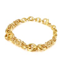 Bracelet Unisexe Polyvalent en Acier Inoxydable avec Chaîne Écailles de Dragon et Boucle Faite Main Olink, Créatif et Simple, Vente en Gros