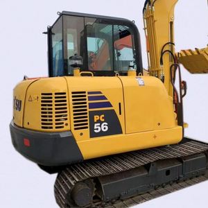 Excavatrices d'occasion à vendre, certifiées CE, excavatrices sur chenilles Komatsu d'occasion avec godet, 5 tonnes, mini Komatsu PC56 - Product Image 1