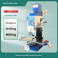 Mini perceuse-fraiseuse JSC WMD16V, moteur 220V 2200W, haute précision, outil multifonctionnel pour la maison, opérations de perçage et de fraisage