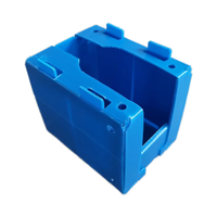 Boîte de rangement pliable recyclable emboîtable caisse mobile en plastique empilable empilable PP ondulé bacs de cueillette