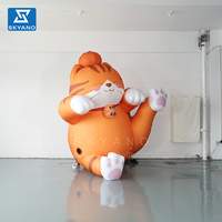 Mascotte de chat gonflable géante de 3 m, jouet publicitaire, modèle d'animal gonflable pour la décoration d'événements