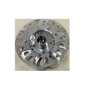 Suministro directo de fábrica de aluminio CNC mecanizado anodizado piezas de torneado forja aluminio Fly Reel - Product Image 2