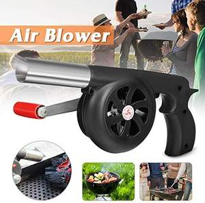 Mini souffleur à air à manivelle pour barbecue, léger, résistant à la chaleur, antiadhésif, accessoire pour barbecue, pique-nique, camping, <span class=keywords><strong>soufflet</strong></span> de feu pour l'extérieur - Product Image 3