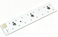 Carte de circuit imprimé LED SMD5050 personnalisée, base en aluminium, 30W, circuit imprimé linéaire, DC48V, 2700K-6500K, pour éclairage linéaire de plafond haut