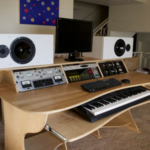 Özelleştirilmiş taşınabilir ev müzik kayıt stüdyosu masa standı ayarlanabilir ofis mobilyası ses üreticileri için OEM mevcut - Product Image 2