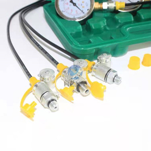 ชุดทดสอบแรงดันไฮดรอลิก XY รุ่น XZTK-60 สายทดสอบ ข้อต่อทดสอบ ตัวเชื่อมต่อแบบเร็ว เกจวัดแรงดัน 0-600 บาร์ - Product Image 4