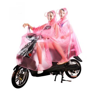 Imperméable de moto en PVC imperméable pour femmes avec des points verts <span class=keywords><strong>Poncho</strong></span> de <span class=keywords><strong>pluie</strong></span> vert pour l'extérieur vélo voyage vêtements de <span class=keywords><strong>pluie</strong></span> pour adultes filles - Product Image 3