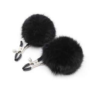 Pinzas para Pezones de Peluche Coloridas y Sexys, Certificadas para BDSM, Fetichismo, Juegos de Rol de Esclavos, Bondage Sexual para Parejas, 100% Impermeables - Product Image 4