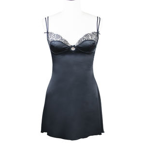 Camicia da notte da donna Sexy e Sexy in <span class=keywords><strong>pizzo</strong></span> traspirante lunga tutte le stagioni <span class=keywords><strong>pigiama</strong></span> importato per indumenti da notte da notte - Product Image 3