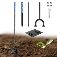 Pilon manuel Vertak Portable à long manche compacteur de sol pilon à main pour niveler le sol et réparer le gravier