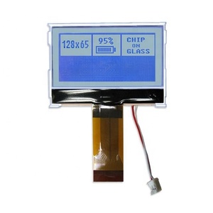 Módulo de pantalla LCD STN-Super-Twisted Nematic Parallel/Serial 128x65 Transflective Blue (Gray-Invertida) (en inglés) - Product Image 1