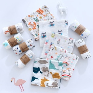 Cartone animato stampato 70% di bambù 30% di cotone bambino <span class=keywords><strong>mussola</strong></span> coperta <span class=keywords><strong>per</strong></span> bambini biancheria da letto <span class=keywords><strong>per</strong></span> <span class=keywords><strong>neonati</strong></span> - Product Image 1